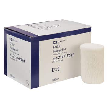 Kerlix™ Fluff Bandage Roll, 4-1/2 Inch x 4-1/10 Yard, 6-Ply
