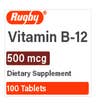 Rugby® 500 mcg Vitamin B-12 Tablets
