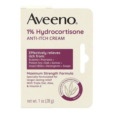 Aveeno® Active Naturals 1% Hydrocortisone Anti-Itch Cream, Maximum Strength