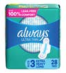 Always® Ultra Thin Extra Long Super Pads, Size 3