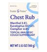 Foster & Thrive™ Chest Rub 2.6% Menthol 1.2% Eucalyptus Oil 4.8% Camphor