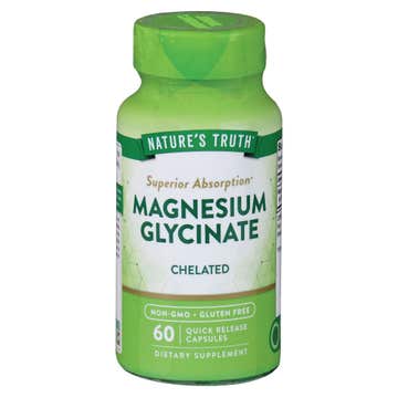 Nature's Truth Magnesium Glycinate Chelated Quick Release Capsules