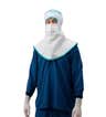 HOOD, SMS EASY2GOWN W/INTGRD FACE MASK WHT SM/MED (100/CS)