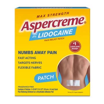 ASPECREME, PATCH W/LIDOCAINE XLG 4% (4/BX)