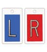 Identifier Markers 1 Inch Blue / Red Left / Right 1 Set
