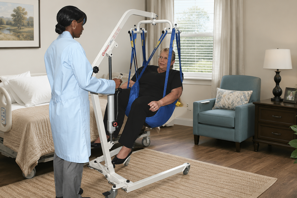 Safety Tips When Using a Manual Patient Lift at Home